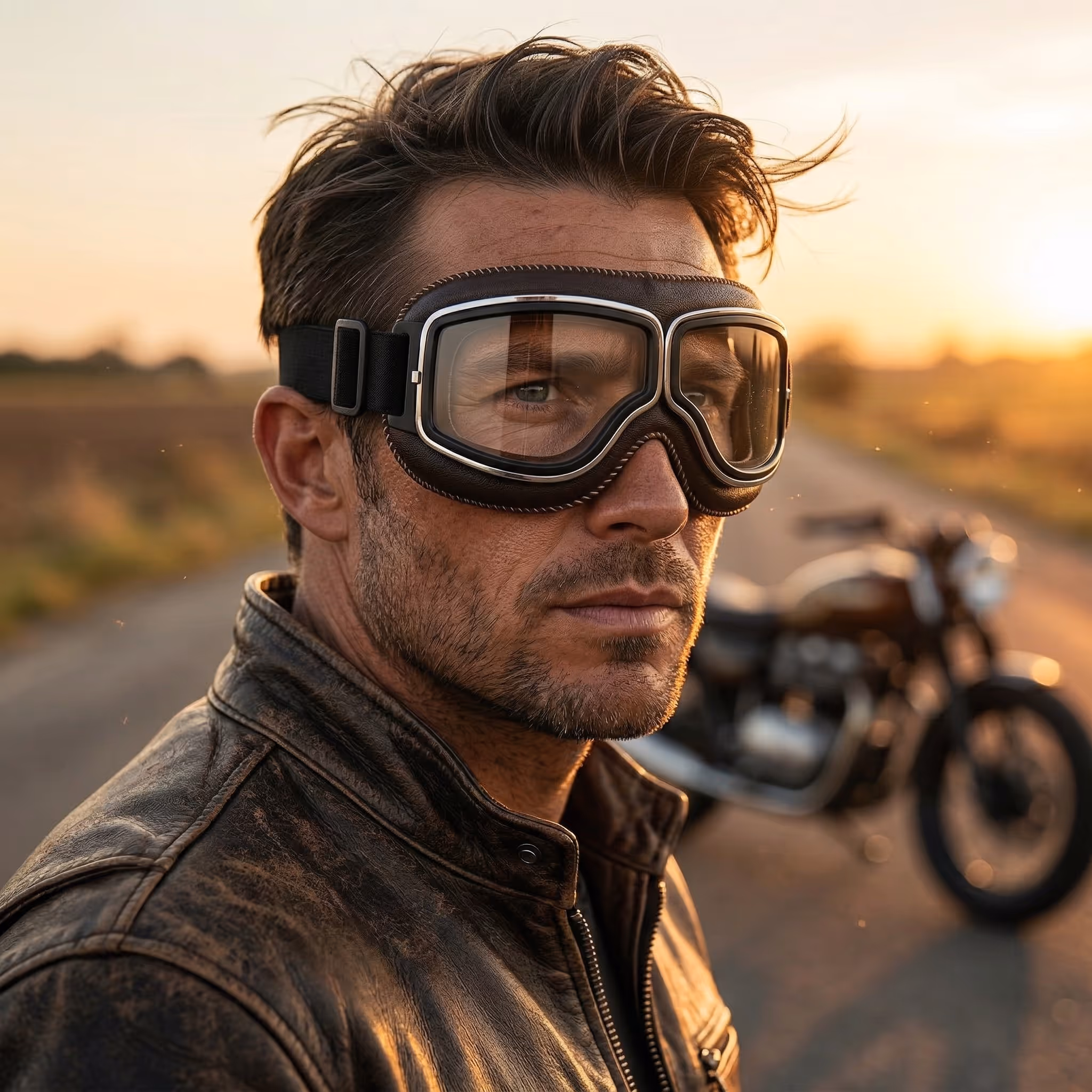 OTG Vintage Motorcycle Goggles